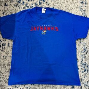 Embroidered Kansas Jayhawks T-Shirt